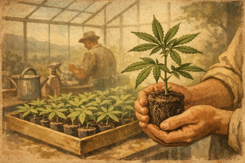 Gesunde Cannabis Starterpflanzen kaufen