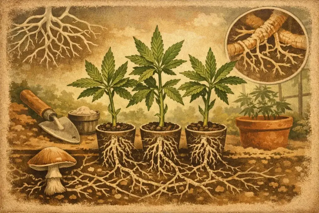 Mykorrhiza für Cannabis Stecklinge nutzen