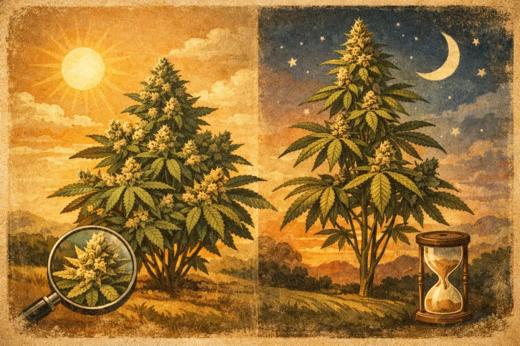 Autoflower oder photoperiodische Pflanzen?