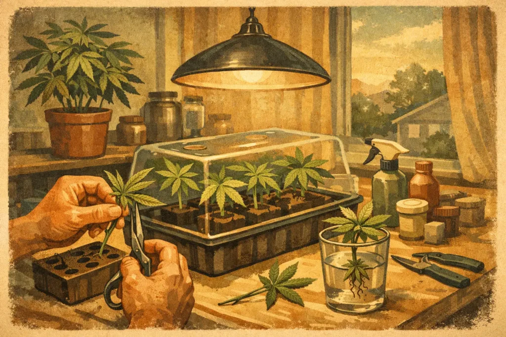 Leitfaden für Cannabis-Klone zuhause