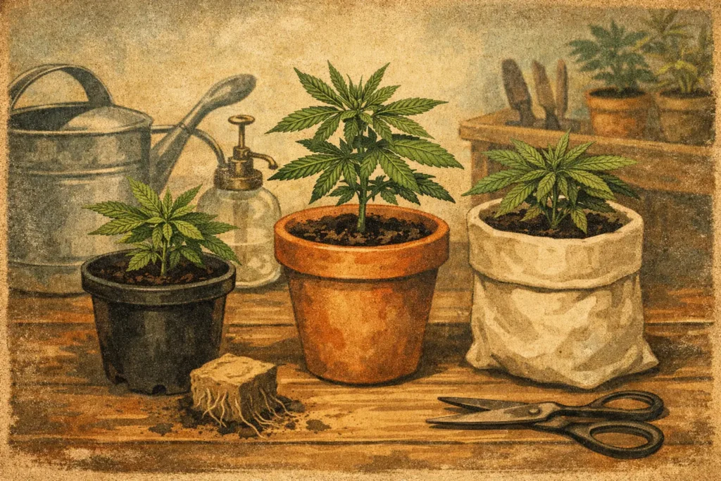 Welcher Topf für Cannabis-Klone passt?