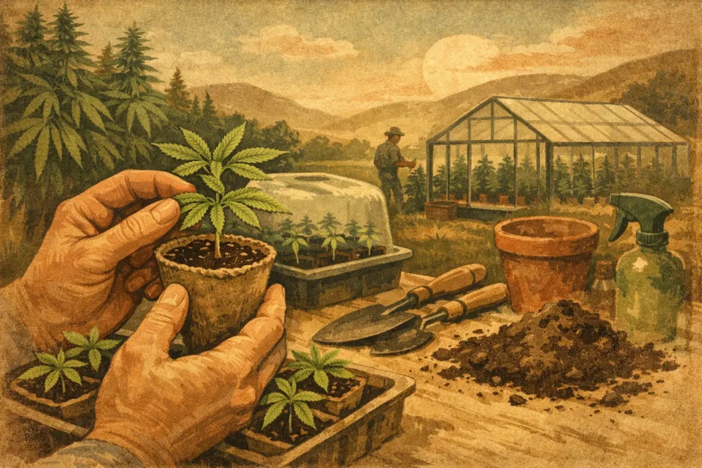 Leitfaden für Cannabis-Starterpflanzen