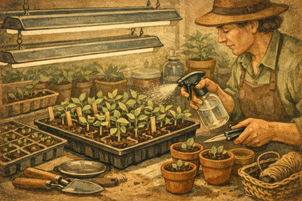 Mini Grow mit Stecklingen für starke Ernten