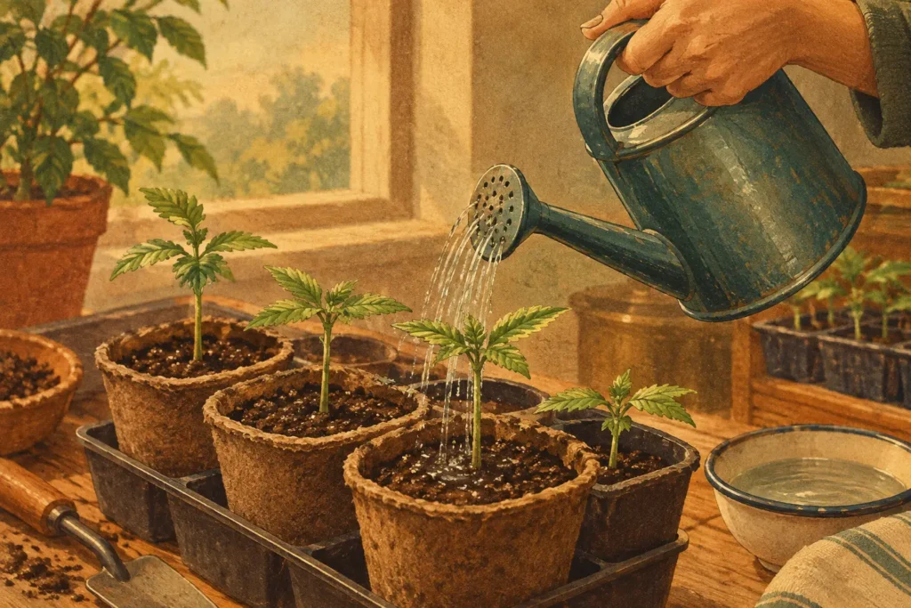 Autoflower-Sämlinge richtig gießen: So klappt’s
